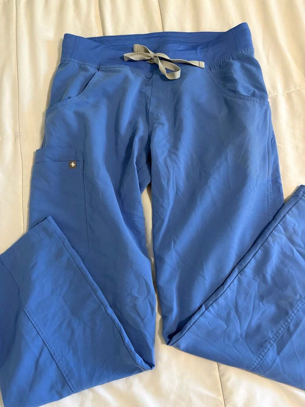 FIGS Technical Collection Kade Cargo Scrub Pants in Blue